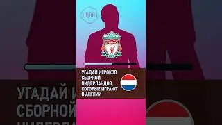 Угадай игроков сборной Нидерландов, которые играют в Англии, спортивная викторина