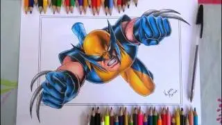 Speed Drawing Wolverine Xmen
