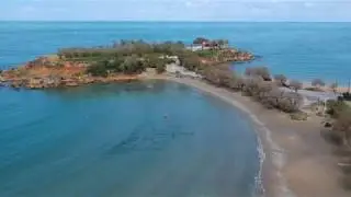 Agioi Apostoloi Beach by Drone