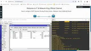 how to configure OSPF Dynamic Routing Protocol between Cisco & Mikrotik Router - Quick Lab