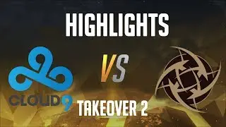 Cloud9 vs NIP Highlights (lowerbracket Bo3) - TakeOver 2