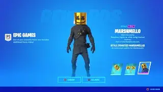 Fortnite new Free Marshmello skin style..