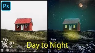 Pstouch Mobile Editing | Day to Night Editing Tutorial | PS touch Tutorial