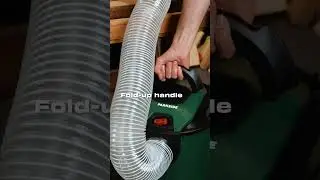 A clean sweep: This vacuum cleaner helps stay on top of saw dust and wood chips in the workshop. 💨🧹