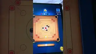 Funny carom match in phone  with stranger 🤣