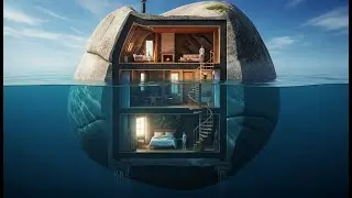 Living Under a 1500-Ton Granite Boulder (Underwater ASMR)