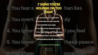 7 SIGNS YOU&rsquo;RE HOLDING ON TOO TIGHT, #letgoquotes, #innerpeace, #emotionalstruggle, #relatablequotes