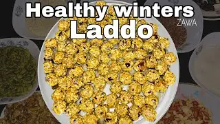 Healthy winters laddo recipe |ZAWA|