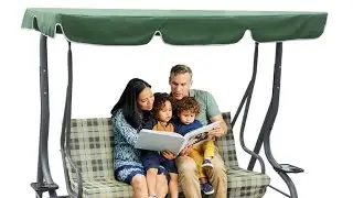 Best Patio Swings With Canopy | 3 Person Canopy Patio Swing