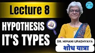 Hypothesis & ITypes Explained with Examples | Null, Alternative, Directional,| Dr. Himani Upadhyay