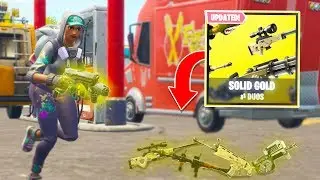 *NEW* FORTNITE SOLID GOLD MODE (UPDATED)! | FORTNITE BATTLE ROYALE