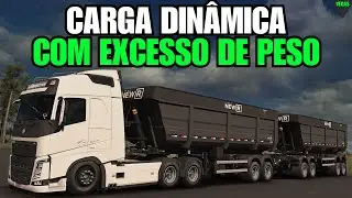 ETS2 1.58 open beta - excesso de peso com a nova física - será que dá certo?