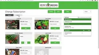 Farmigo Account Settings