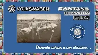 VW Santana Quantum GLS 1987 Azul Stratos 🚘 A Despedida de um Cl&aacute;ssico