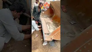 How to replace caterpillar loader bucket edge plate #shorts #welding #repair
