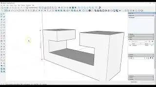 rectangle using the Push/Pull tool 2D to 3D OSA1B