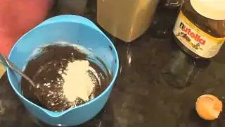 Nutella Brownies - Time Lapse