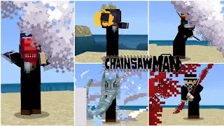 Chainsaw Man Addon For MCPE 1.19+