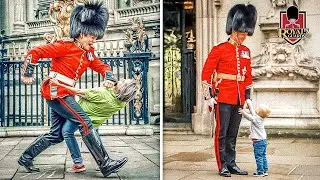 FAIR OR UNFAIR? Royal Guards Being Kind Towards Children But Fight Back Adults Doing Same Mistakes