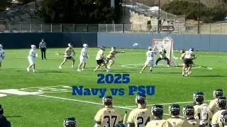 Navy vs Penn State | 2025 Men's Lacrosse Highlights