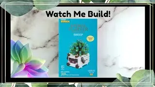 Watch Me Build! Micro Brix - Animal Planter - Sheep - Sped Up with Music
