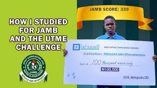 HOW I STUDIED FOR JAMB | WINNER | 3RD POSITION | 2023 UTME CHALLENGE | EXAM GUIDE