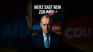 Merz zieht die Linie: Kein B&uuml;ndnis mit der AfD! ⚡🇩🇪 #deutschland #afd #cdu  #wahl