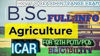How to Crack ICAR AIEEA UG 2021-22 | Entrance Exam For BSc Agriculture After 12th