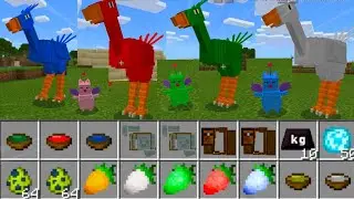 NOVO ADDONS DE CHOCOBOS PARA MINECRAFT PE 1.14! CHOCOBOS PARA MINECRAFT POCKET EDITION! (MCPE)
