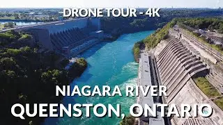 🛩️ Majestic Niagara River Drone Adventure in 4K! 🚁 #ExploreOntario #DroneFootage