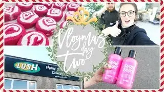 Lush Factory Tour & Making Bath Bombs! | Becca Rose Vlogmas