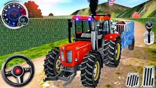 Real Tractor Offroad Driving Simulator - Trolley Farming Transport Death Road 3D - Android GamePlay