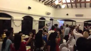Raffles House Fort Canning - Emcee Speech with Yam Seng to Celebrate Paul & Jaya Wedding Reception
