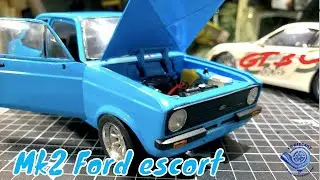 Custom build MK2 FORD ESCORT 1:18 diecast model