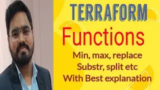 Day 12- Functions in Terraform: Max, Min, Replace, substr etc || Terraform Tutorial || #terraform