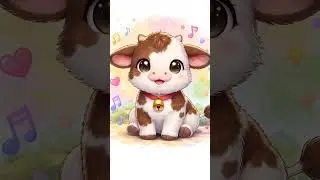 Милый телят 🐄 | Звуки животных для малышей | Детский короткометражный фильм