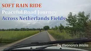 30-Min Rainy Countryside Drive Amersfoort to Voorthuizen | Netherlands | #eleonoraswalks