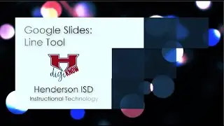 Google Slides: Line Tool