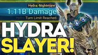 TITUS BLACKPLUME DESTROYS NIGHTMARE HYDRA! | 1 BILLION DAMGAE TEAM | Raid: Shadow Legends