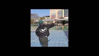 겨울 낭만 야구_커터 그립을 흉내 낸 궤적 #야구 #baseball #cutter #취미생활