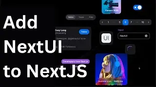 Добавить NextUI в проект NextJS &mdash; библиотека React UI