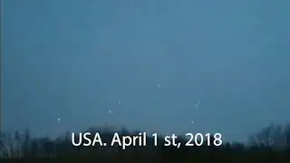 Highway 75 USA, April 1st 2018  Light Formations!! Viral!!!