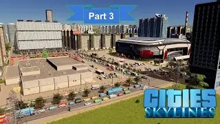 Cities:Skylines Timelapse City Build (Winter) Part 3
