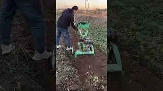 Mini Tillage Machine #farming #tillage #tools #villagelife #agriculture #machine #satisfying