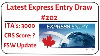 New Express Entry Draw 202 | CRS cut-off drops for CEC draw 202