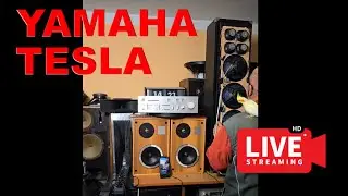 LIVE CAM  - Vintage TESLA SPEAKERS,  RFT L3702,  YAMAHA A-960 II AMP,  RS 516 Boxes  etc...