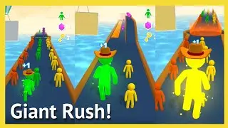 GIANT RUSH! Gameplay Walkthrough Trailer Android IOS All Levels Update