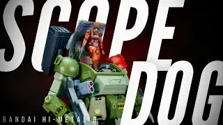 [4K] Обзор фигурки BANDAI HI-METAL R SCOPEDOG RED SHOULDER CUSTOM! {Armored Trooper VOTOMS}