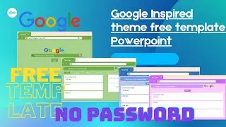 Google inspired Powerpoint Presentation Free Downloadable Template No Password