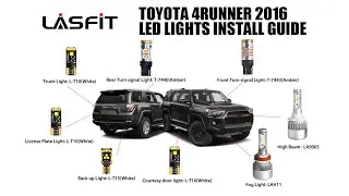 2016 2017 2018 2019 2020 Toyota 4Runner - LED Headlight bulb backup light turn signal Light
